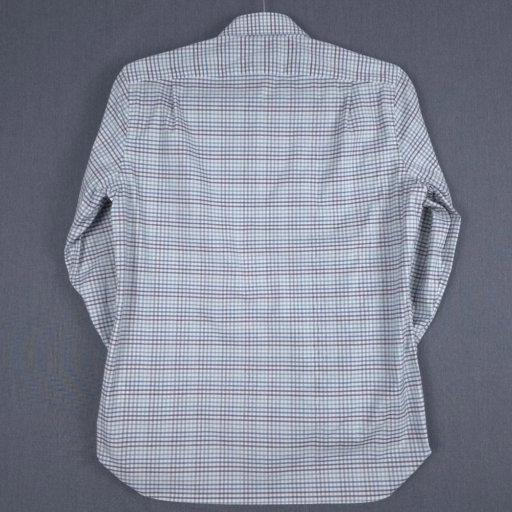 J Crew Ludlow Dress Shirt‎ Mens Large 16.5 34 Check Long Sleeve Slim Button Up
